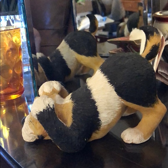 Resin dog hand painted - Picture 3 of 5